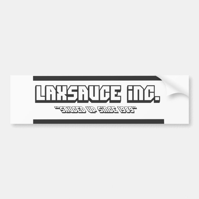 Para Coche Pegatina del Laxsauce-Parachoque (Frente)