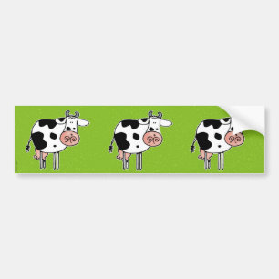 Para Coche pegatina del libro de recuerdos de la vaca