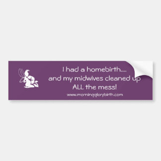 Para Coche Pegatina del lío de Homebirth
