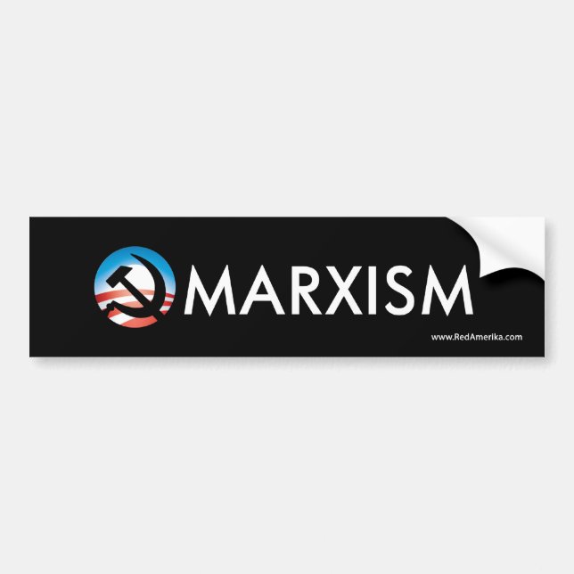 Para Coche Pegatina del martillo de la esperanza del marxismo (Frente)