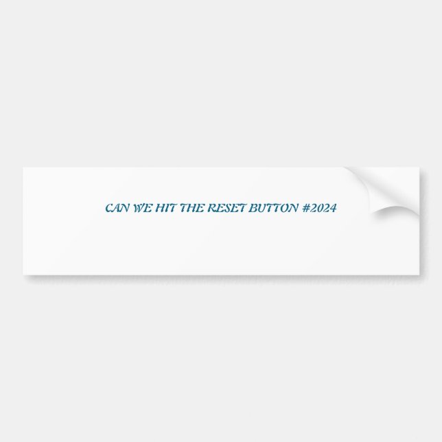 Para Coche Pegatina del parachoques (Frente)