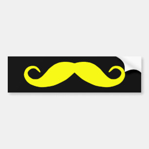 Para Coche Pegatina del parachoques amarillo