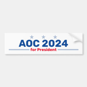 Para Coche Pegatina del parachoques AOC 2024