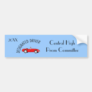 Para Coche Pegatina del parachoques azul del controlador desi