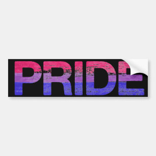Para Coche Pegatina del parachoques bisexual