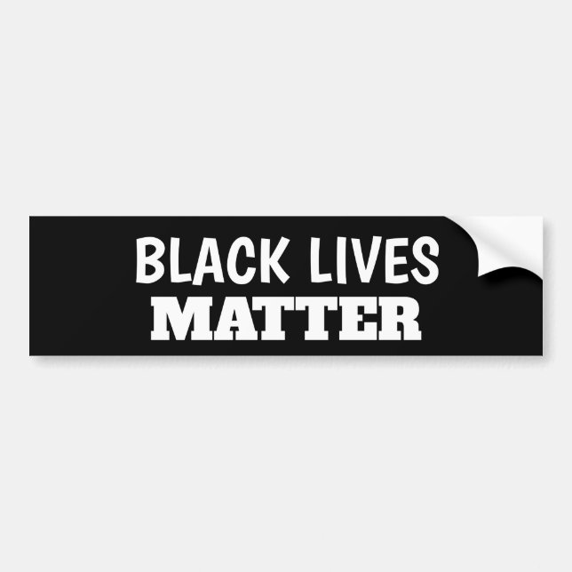 Para Coche Pegatina del parachoques Black Lives Matter (Frente)