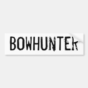 Para Coche Pegatina del parachoques de Bowhunter