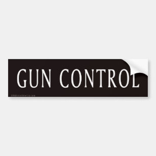 Para Coche Pegatina del parachoques de control de armas