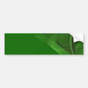Para Coche Pegatina del parachoques de fondo verde fractal