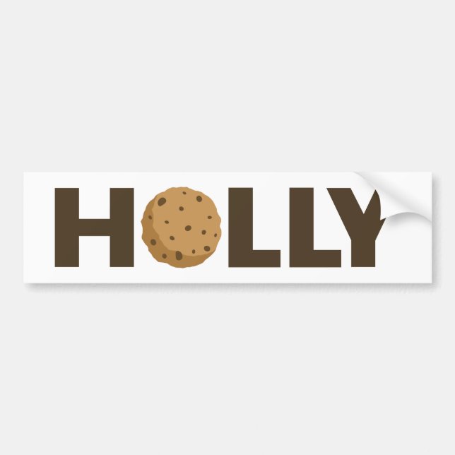 Para Coche Pegatina del parachoques de galletas (Frente)
