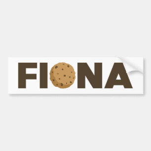 Para Coche Pegatina del parachoques de galletas de Fiona