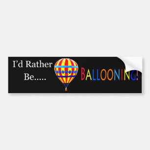 Para Coche pegatina del parachoques de globo