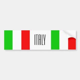 Para Coche Pegatina del parachoques de Italia