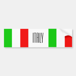 Para Coche Pegatina del parachoques de Italia