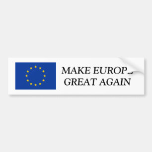 Para Coche Pegatina del parachoques de la bandera de la UE   
