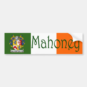 Para Coche Pegatina del parachoques de la bandera de Mahoney