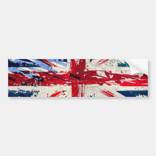 Para Coche Pegatina del parachoques de la bandera inglesa