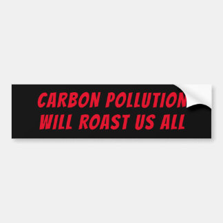 Para Coche Pegatina del parachoques de la contaminación