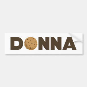 Para Coche Pegatina del parachoques de la cookie de Donna
