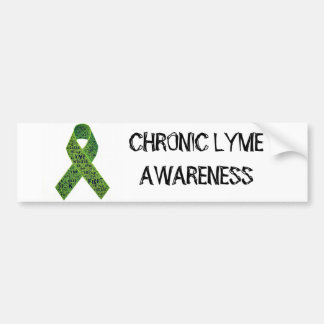 Para Coche Pegatina del parachoques de la enfermedad de Lyme