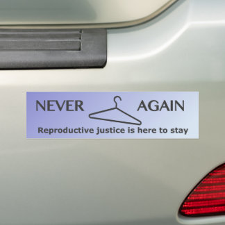 Para Coche Pegatina del parachoques de la justicia reproducti