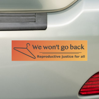 Para Coche Pegatina del parachoques de la justicia reproducti