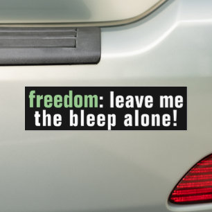 Para Coche Pegatina del parachoques de la libertad de sueño (