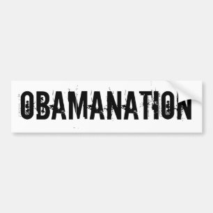 Para Coche Pegatina del parachoques de la OBAMANACIÓN