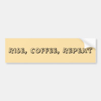 Pegatina del parachoques de la oferta del café