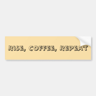 Para Coche Pegatina del parachoques de la oferta del café