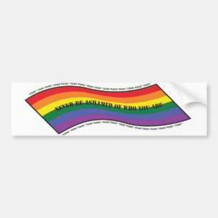 Para Coche Pegatina del parachoques de la ola de orgullo