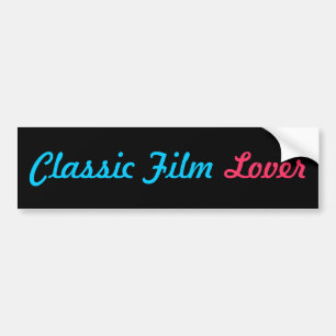 Para Coche pegatina del parachoques de la PELÍCULA CLÁSICA