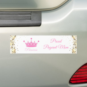 Para Coche Pegatina del parachoques de la Princesa de Concurs