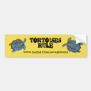 Para Coche Pegatina del parachoques de la regla de tortugas