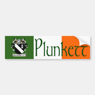Para Coche Pegatina del parachoques de los brazos de plunkett