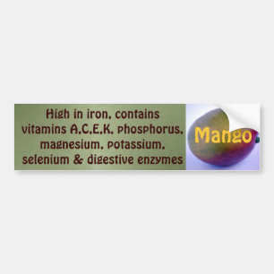 Para Coche Pegatina del parachoques de Mango