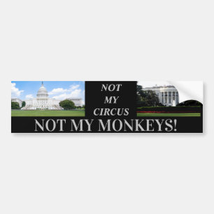 Para Coche Pegatina del parachoques de MONKEYS D.C
