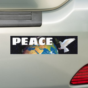 Para Coche Pegatina del parachoques de paz