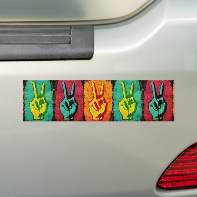 Para Coche Pegatina del parachoques de paz (en coche)