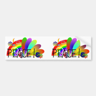 Para Coche Pegatina del parachoques de paz