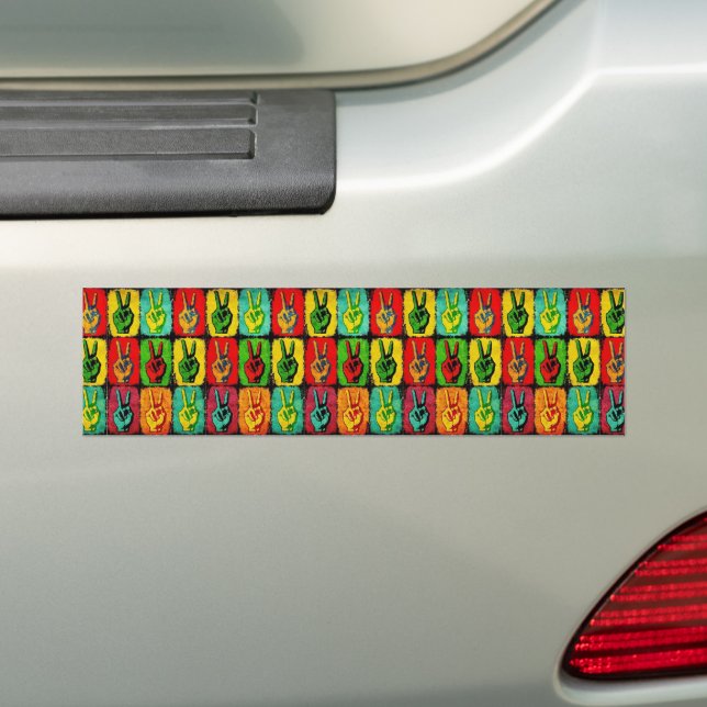 Para Coche Pegatina del parachoques de paz (en coche)