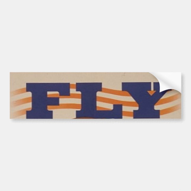 Para Coche Pegatina del parachoques de póster de la época de  (Frente)