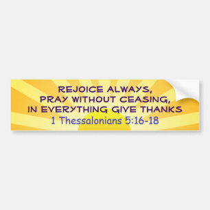 Para Coche Pegatina del parachoques de regocijo