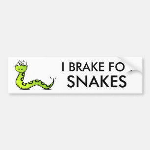 Para Coche pegatina del parachoques de serpiente