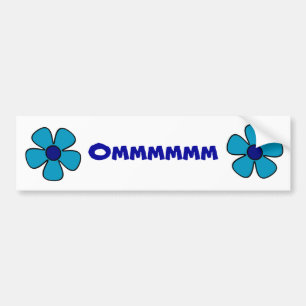 Para Coche Pegatina del parachoques de yoga Om