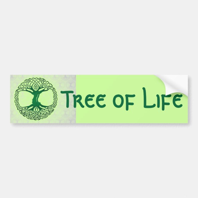 Para Coche Pegatina del parachoques del árbol de la vida (Frente)