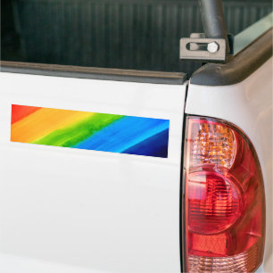 Para Coche Pegatina del parachoques del arco iris