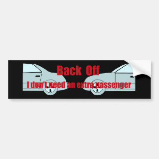 Para Coche Pegatina del parachoques del asiento trasero