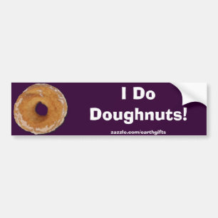 Para Coche Pegatina del parachoques del DIVERSIÓN DE DONUT