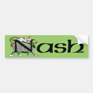 Para Coche Pegatina del parachoques del dragón celta Nash